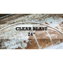 Blast  Single Ply Clear Kick With Deadening Ring 24"