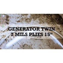 Generator Twin Ply Clear 7 Mils X2 15"